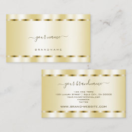Fatsoenlijk Glinsterend Licht met Gouden Lichtgeve Visitekaartje