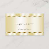 Fatsoenlijk Glinsterend Licht met Gouden Lichtgeve Visitekaartje (Voorkant)