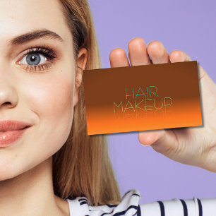 Fatsoenlijke Oranje en Blauwgroen spiegelletters m Visitekaartje