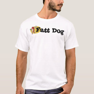 Fatt Dog Logo T-shirt (alleen voorzijde)