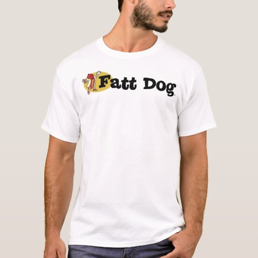 Fatt Dog Logo T-shirt (alleen voorzijde) (Voorkant)