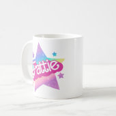 Fattie Plus Maat Regenboog Retro 90's Nostalgia St Koffiemok (Voorkant links)