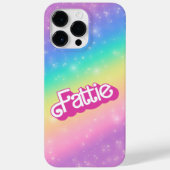 Fattie Plus Maat Regenboog Retro 90's Nostalgie Ro Case-Mate iPhone Case (Achterkant)