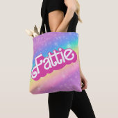 Fattie Plus Maat Regenboog Retro 90's Nostalgie Ro Tote Bag (Dichtbij)