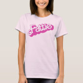 Fattie Plus Size BBW Vet Meisje Retro 90's Stijl T-shirt (Voorkant)