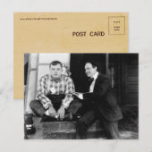 Fatty Arbuckle & Harry Houdini Briefkaart (Voorkant / Achterkant)