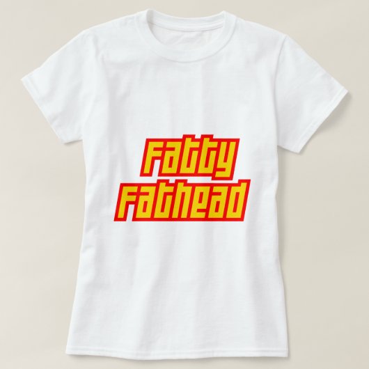 Fatty Fathead T-shirt (Design voorkant)