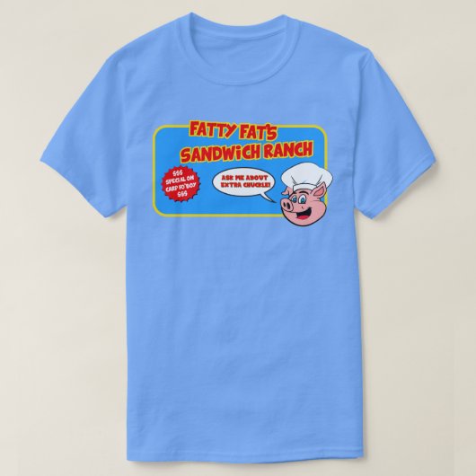 Fatty Fats Sandwich Ranch T-shirt (Design voorkant)