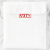 Fatty Stamp Ronde Sticker (Tas)