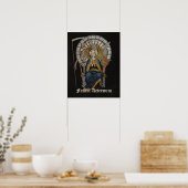 Fatum Aeternum - Gotisch ontwerp Poster (Keuken)