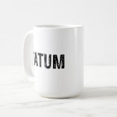 Fatum. Het lot in het Latijn Koffiemok (Voorkant links)