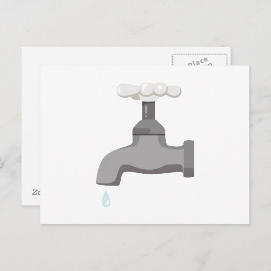Faucet Briefkaart (Voorkant / Achterkant)
