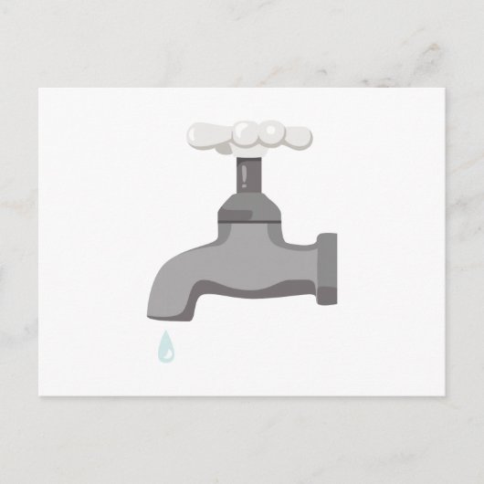 Faucet Briefkaart (Voorkant)