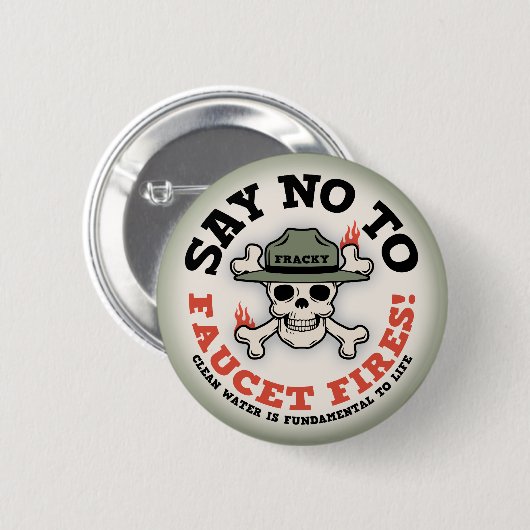 Faucet Fires Ronde Button 5,7 Cm (Voorkant /achterkant)