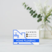 Faucet Leaking Under Roof Building Frame Visitekaartje (Staand voorkant)