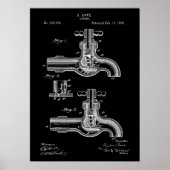 Faucet Patent Poster (Voorkant)