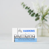 Faucet Pipeline Leaking Blue Waters Visitekaartje (Staand voorkant)