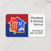 Faucet Piping Home Plumbing Frame Visitekaartje (Voorkant)