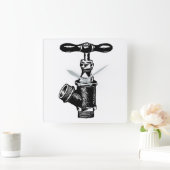 Faucet Vierkante Klok (Huis)