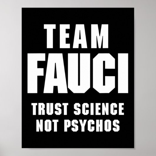 Fauci Anti Trump Dr. Anthony Fauci 2028 Poster (Voorkant)