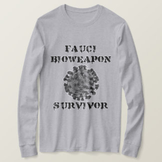 Fauci-biowapen Survivor Long Sleeve T-Shirt
