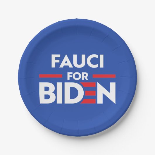 FAUCI FOR JOE BIDEN PAPIEREN BORDJE (Voorkant)