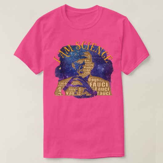Fauci I Am Science Space Alien anti Mandate Arr T-shirt (Design voorkant)
