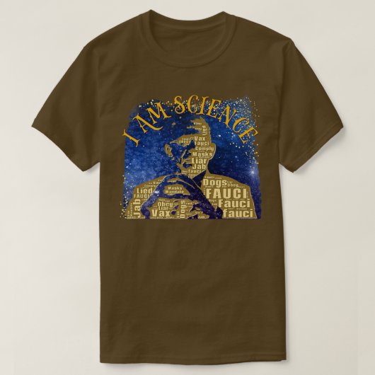 Fauci I Am Science Space Alien anti Mandate Arr T-shirt (Design voorkant)