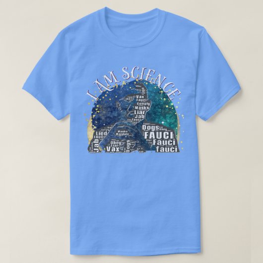 Fauci I Am Science Space Alien anti Mandate Arr T-shirt (Design voorkant)