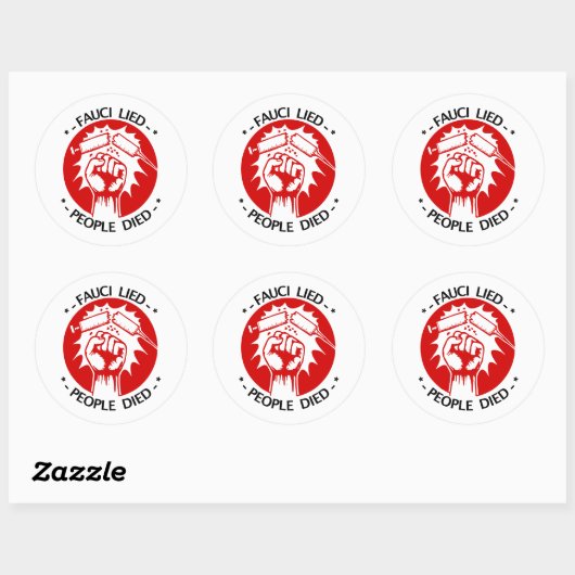 Fauci Lied Sticker (Vel)