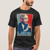 FAUCI LIES PROPAGANDA ART T-Shirt (Voorkant)