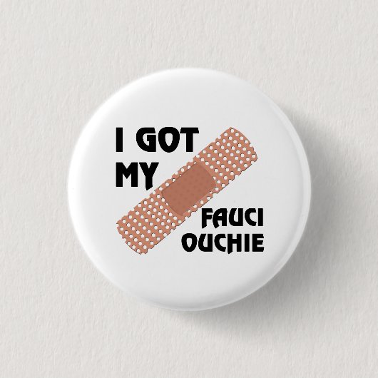 Fauci Ouchie Button (Voorkant)