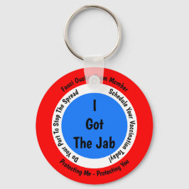 Fauci Ouchie Vaccinatie Ik heb de Jab Sleutelhanger