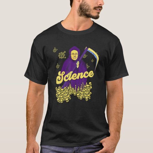 Fauci Science Grim Reaper Dr. Fauci niet mijn dokt T-shirt (Voorkant)