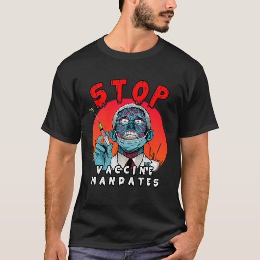 Fauci Stop Vaccin Mandaat Arrestatie Fauci Mijn Li T-shirt (Voorkant)
