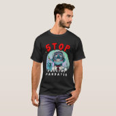 Fauci Stop Vaccine Mandate Arrest Fauci My Body Va T-shirt (Voorkant volledig)