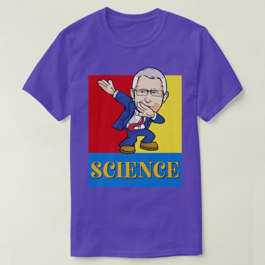 Fauci Trust Science  Retro Support Dr. Antho T-shirt (Design voorkant)
