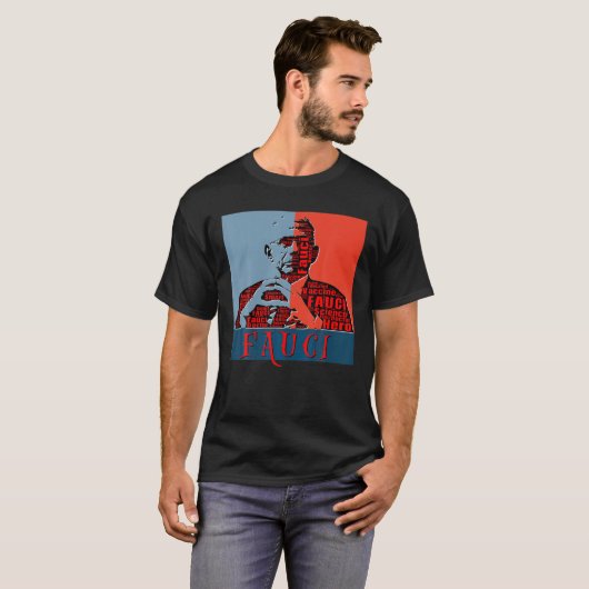 Fauci Trust Science  Retro Support Dr. Antho T-shirt (Voorkant volledig)