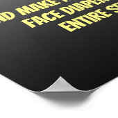 Fauci voor de gevangenis - Anthony Fauci Poster (Hoek)