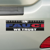 Fauci We Trust - Trust Science Bumpersticker (Op auto)