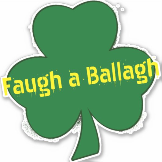 Faugh a Ballagh Sticker (Voorkant)