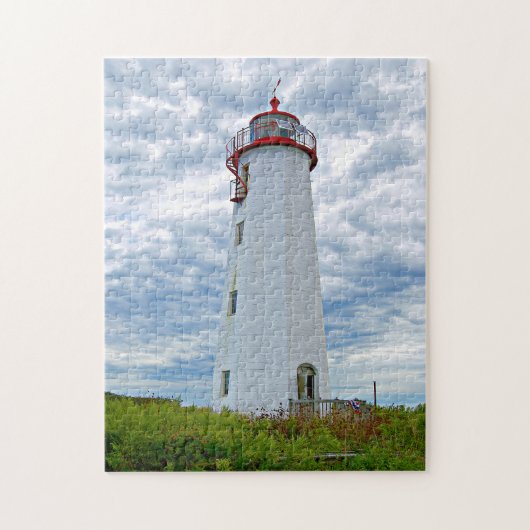 Faulkners Island Lighthouse, Connecticut Legpuzzel (Verticaal)