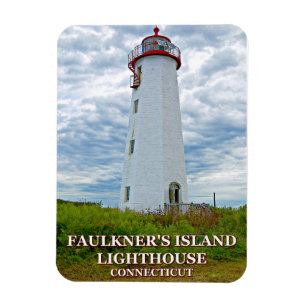 Faulkners Island Lighthouse, Connecticut Magneet