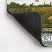 Faulkner's Island Lighthouse, Connecticut Mousepad Muismat (Hoek)