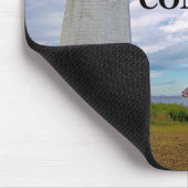 Faulkner's Island Lighthouse, Connecticut Mousepad Muismat (Hoek)
