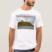 Faulkner's Island Lighthouse, Connecticut T-Shirt (Voorkant)