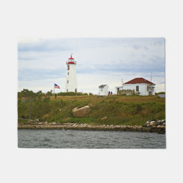 Faulkners Island Lighthouse, CT Door Mat