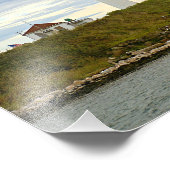 Faulkners Island Lighthouse, CT Photo Print Foto Afdruk (Hoek)