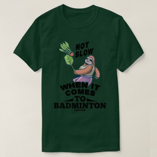 Faulti houdt van badminton T T-shirt (Design voorkant)