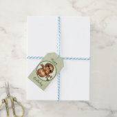 Faultier Cadeaulabel (Met Touw)